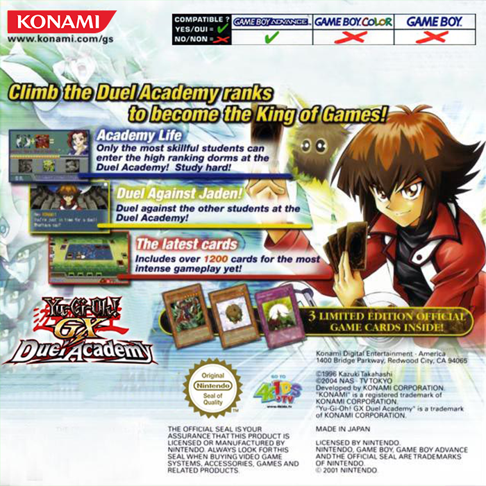 Yu-Gi-Oh! GX : Duel Academy - Dos