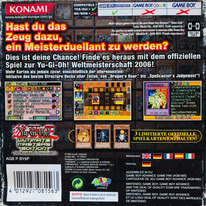 Yu-Gi-Oh! Ultimate Masters: World Championship Tournament 2006 - Dos