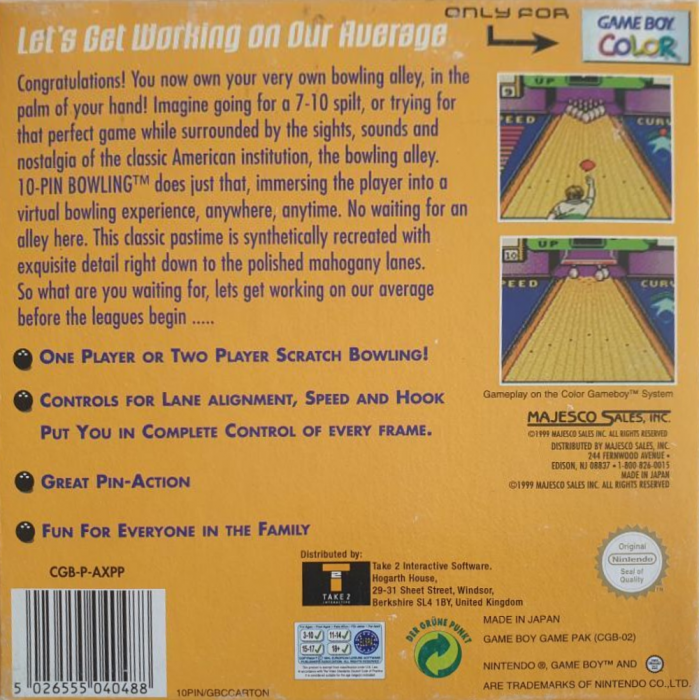 10-Pin Bowling - Dos