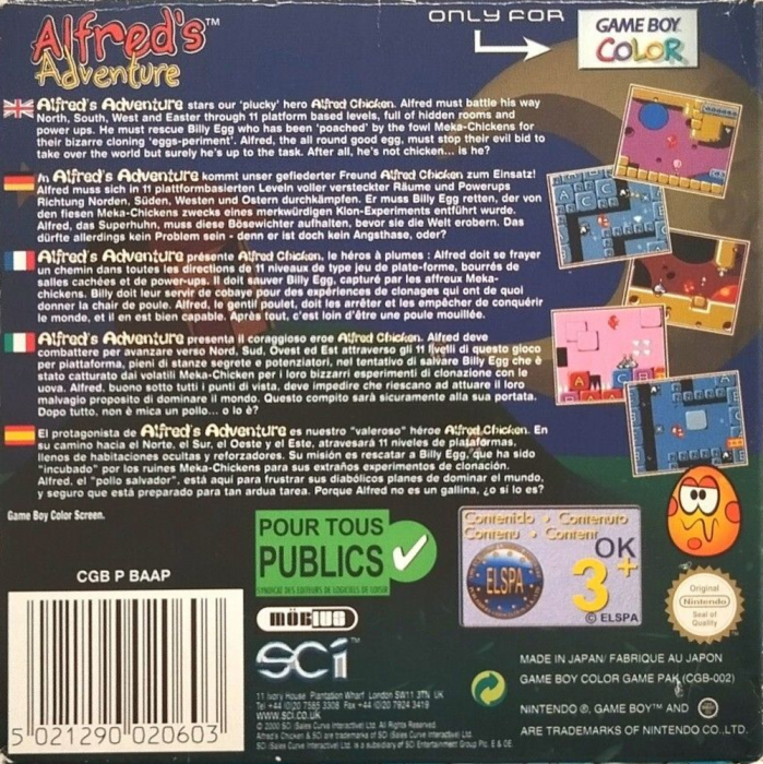 Alfred's Adventure - Dos