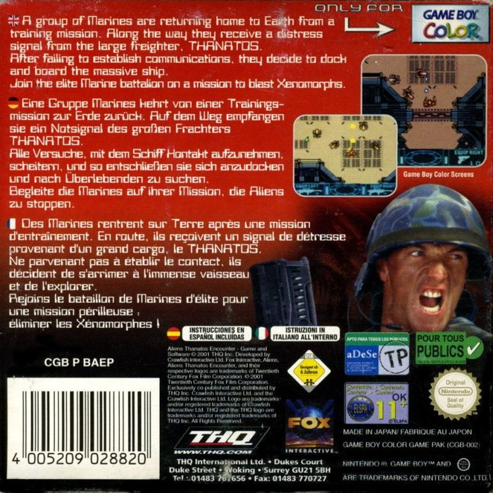 Aliens : Thanatos Encounter - Dos