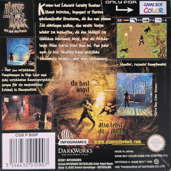 Alone in the Dark : The New Nightmare - Dos