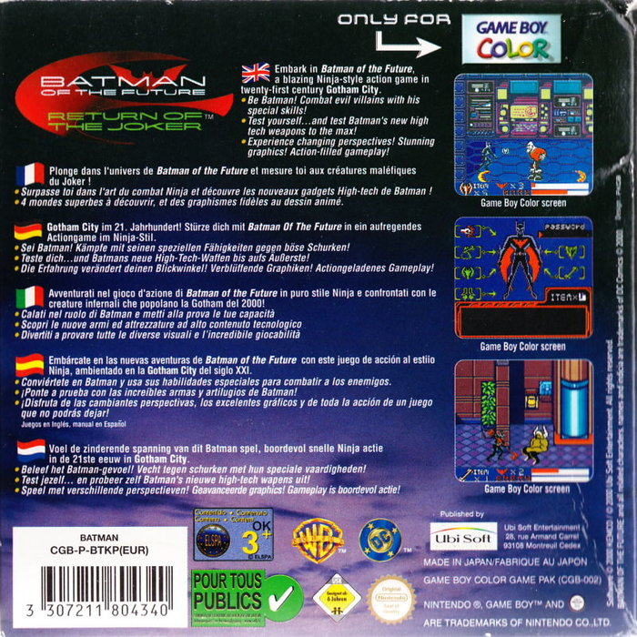 Batman of the Future : Return of the Joker - Dos