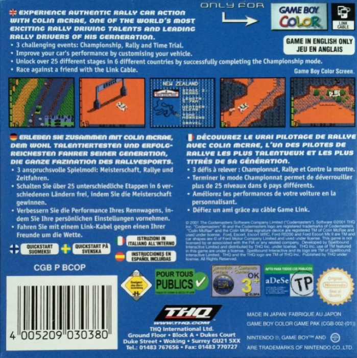 Colin Mcrae Rally - Dos