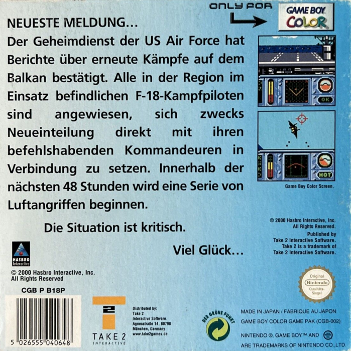 F-18 Thunder Strike - Dos