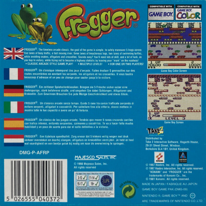 Frogger - Dos