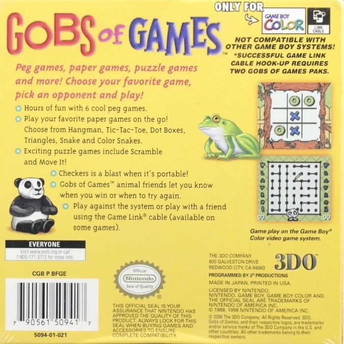 Gobs of Games - Dos