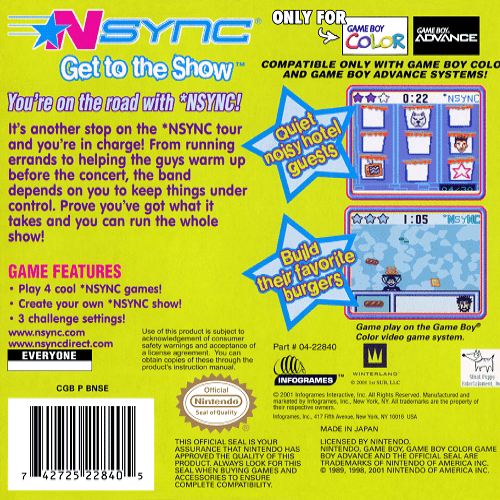 NSYNC : Get to the Show - Dos