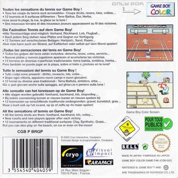 Roland Garros French Open - Dos