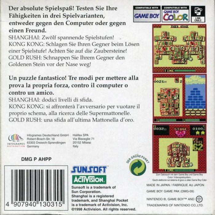 Shanghai Pocket - Dos