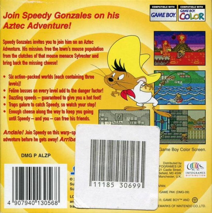 Speedy Gonzales au Pays des Aztèques - Dos