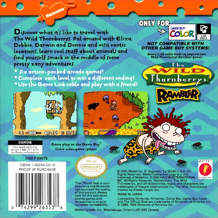 The Wild Thornberrys : Rambler - Dos