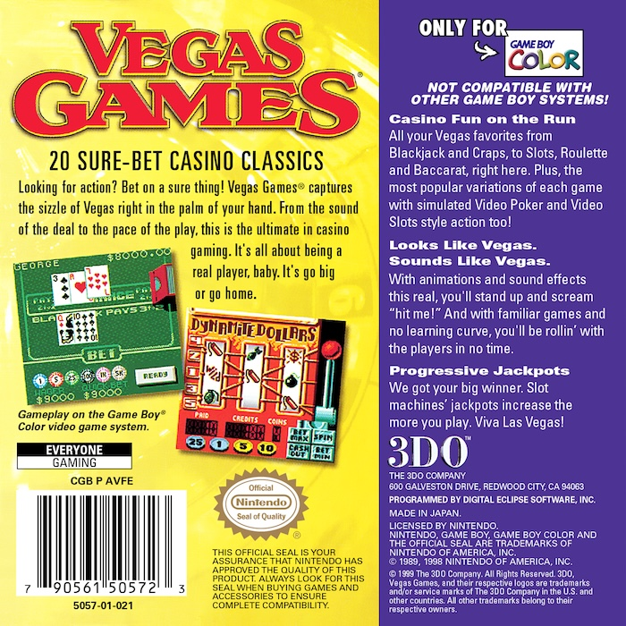 Vegas Games - Dos