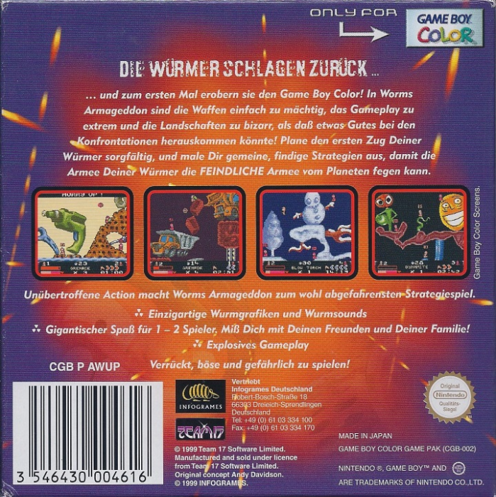 Worms Armageddon - Dos