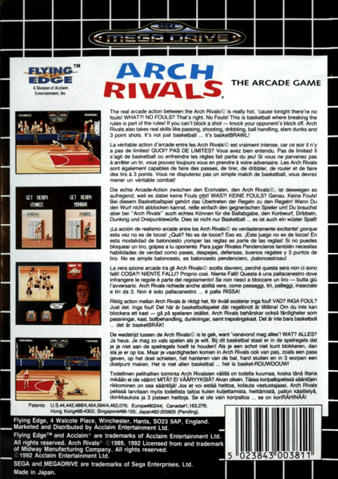 Arch Rivals : The Arcade Game - Dos