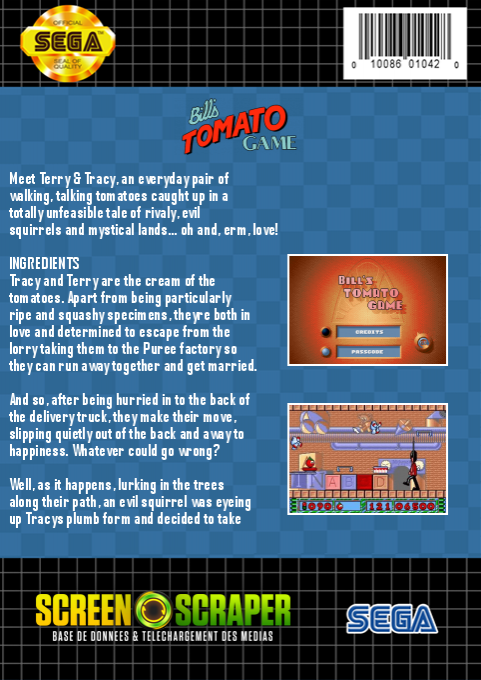 Bill's Tomato Game - Dos