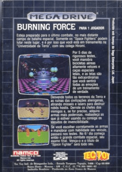 Burning Force - Dos