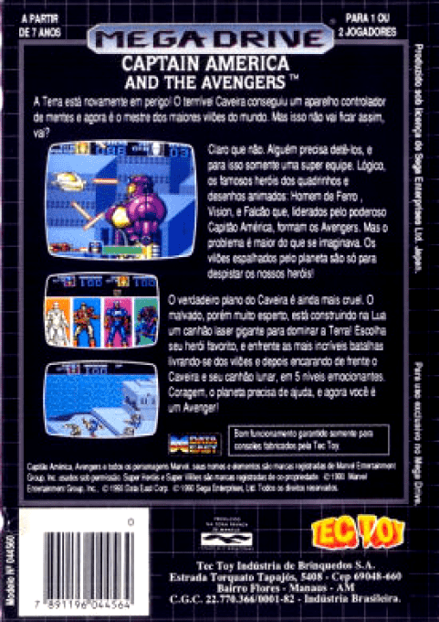 Captain America and the Avengers - Dos