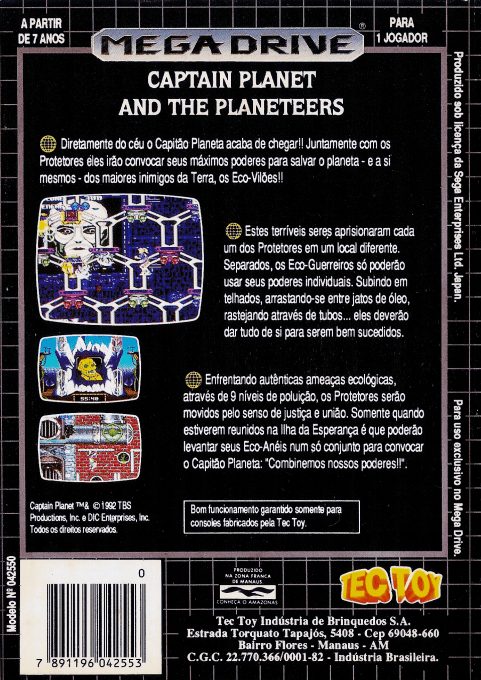 Captain Planet and the Planeteers - Dos