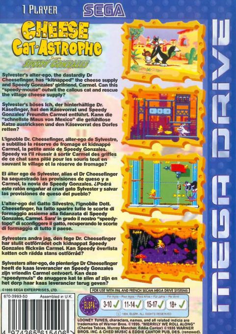 Cheese Cat-astrophe Starring Speedy Gonzales - Dos