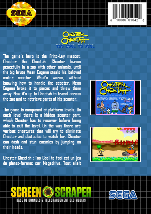 Chester Cheetah : Too Cool to Fool - Dos