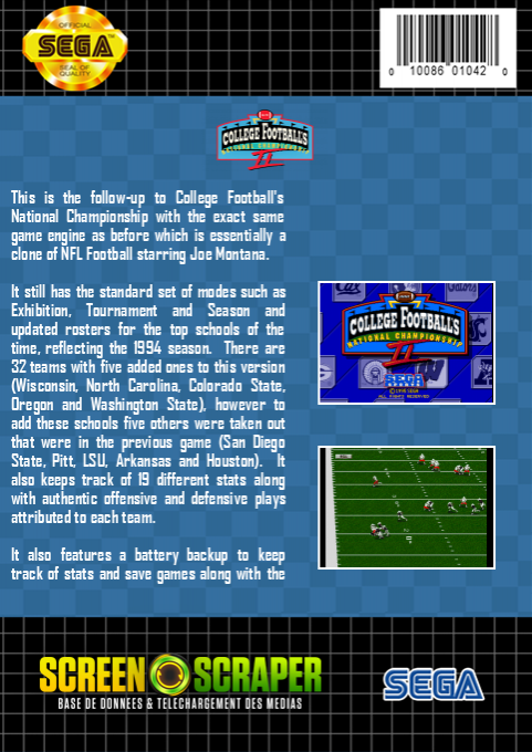 College Football's National Championship - Dos