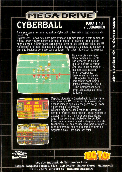 Cyberball - Dos