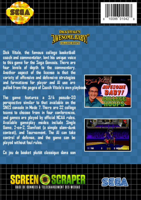 Dick Vitale's 'Awesome, Baby!' College Hoops - Dos