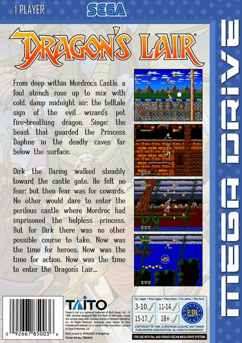 Dragon's Lair - The Adventure Continues - Dos