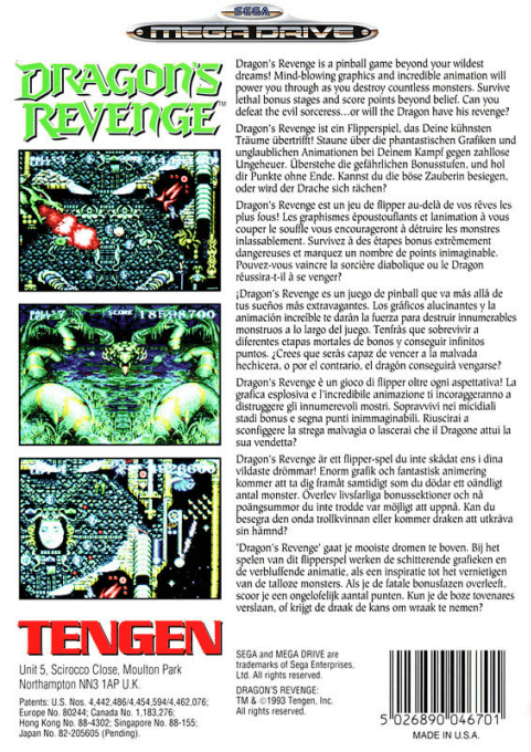 Dragon's Revenge - Dos