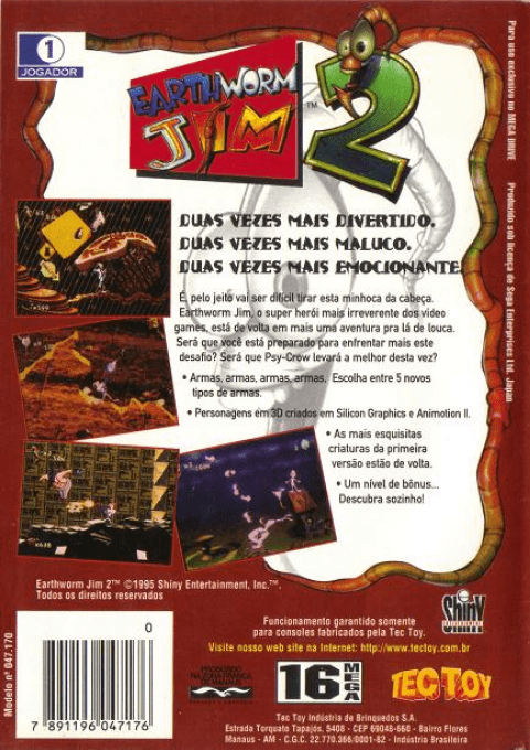 Earthworm Jim 2 dos