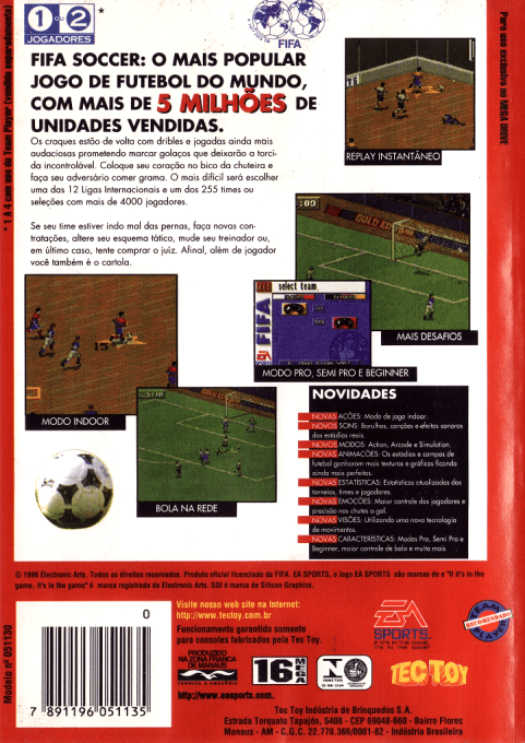 FIFA Soccer 95 - Dos