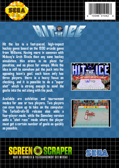 Hit the Ice : The Video Hockey League - Dos