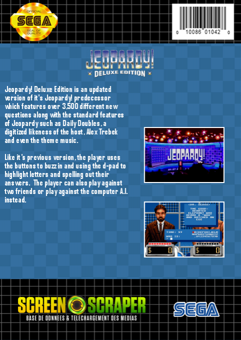 Jeopardy! : Deluxe Edition - Dos