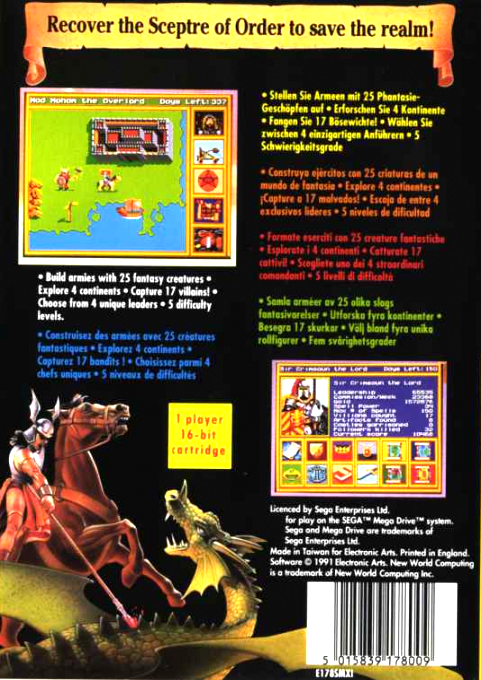 King's Bounty : The Conqueror's Quest - Dos