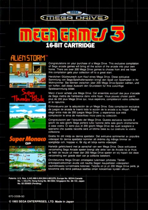 Mega Games 3 dos