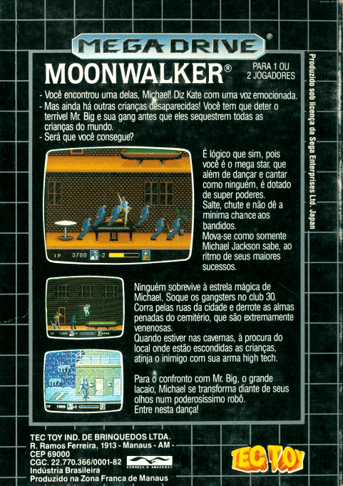 Michael Jackson's Moonwalker - Dos
