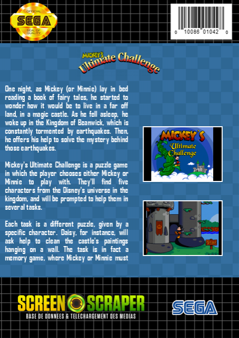 Mickey's Ultimate Challenge - Dos