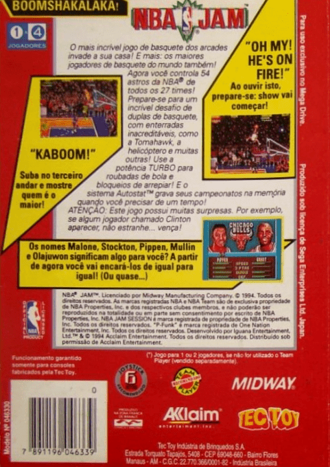 NBA Jam - Dos