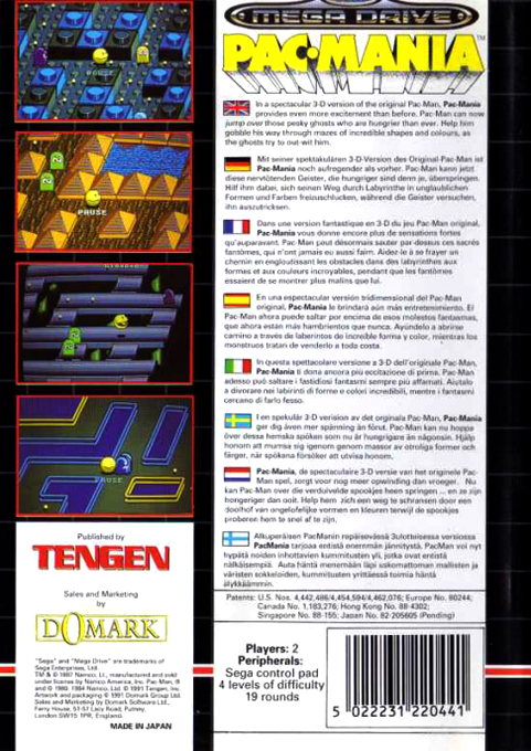 Pac-Mania - Dos