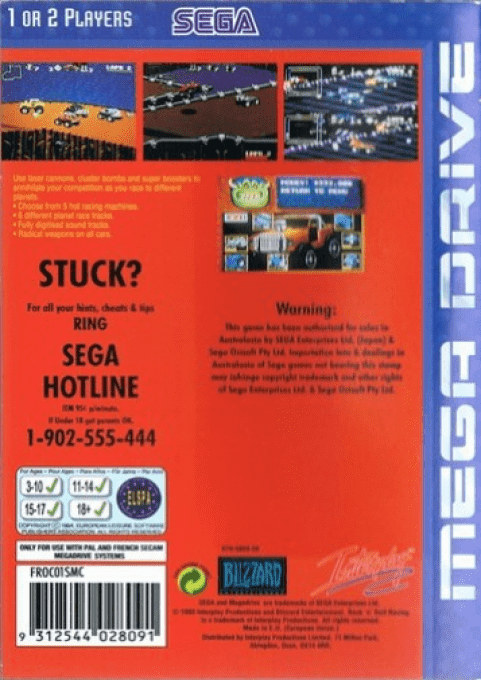 Rock n' Roll Racing - Dos