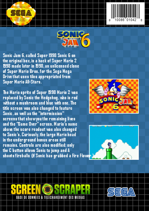 Sonic Jam 6 - Dos