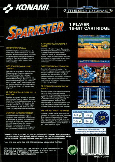 Sparkster - Dos