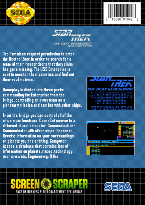 Star Trek, The Next Generation : Echoes from the Past - Dos
