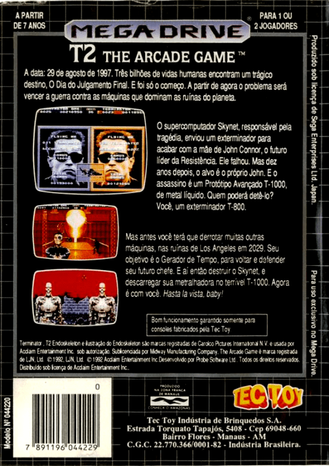 T2 : The Arcade Game - Dos