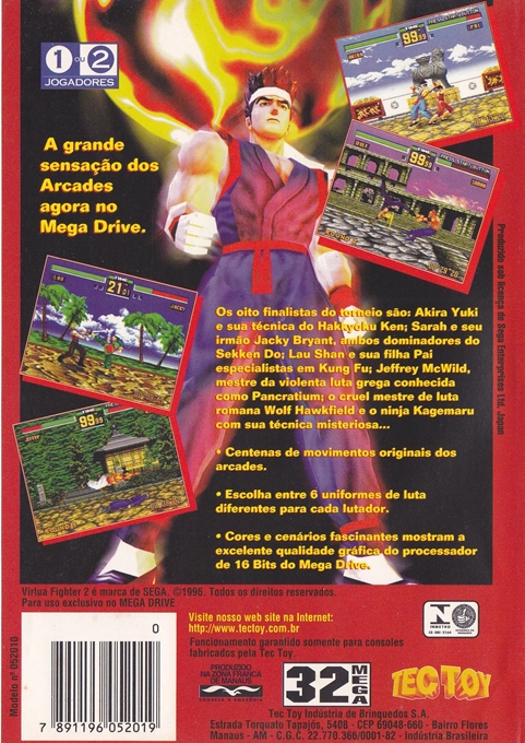 Virtua Fighter 2 - Dos