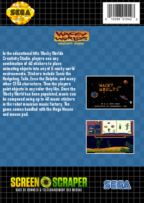 Wacky Worlds Creativity Studio - Dos