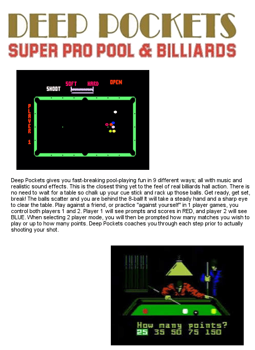 Deep Pockets - Super Pro Pool and Billiards - Dos