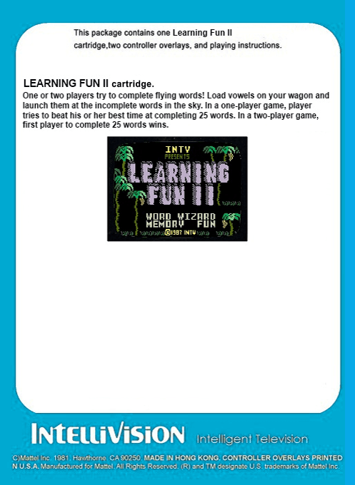 Learning Fun II: Word Wizard Memory Fun - Dos