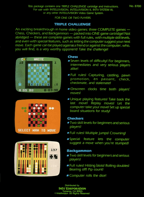 Triple Challenge - Dos